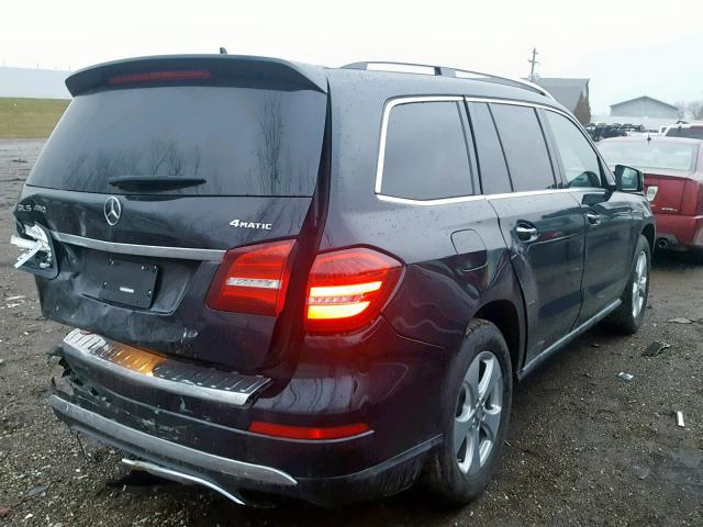 4JGDF6EE7HA893244 - 2017 MERCEDES-BENZ GLS 450 4M BLACK photo 4