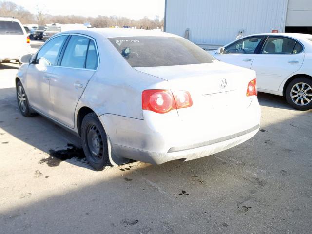 3VWRF71K16M703334 - 2006 VOLKSWAGEN JETTA 2.5 SILVER photo 3