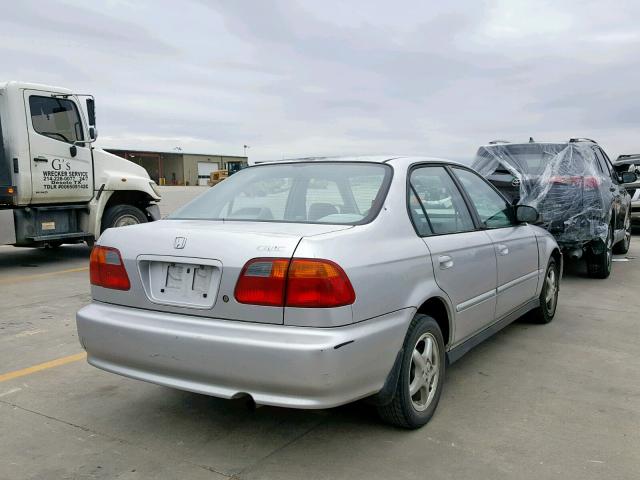 2HGEJ6612YH563372 - 2000 HONDA CIVIC BASE Gümüş foto 4