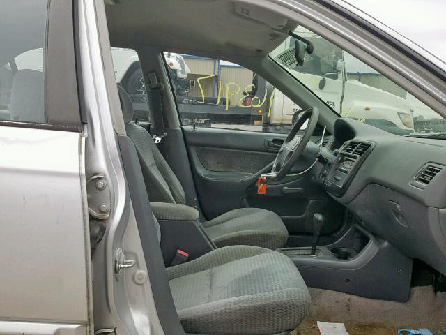 2HGEJ6612YH563372 - 2000 HONDA CIVIC BASE Gümüş foto 5