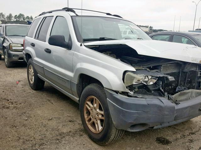 1J4GX48S74C255329 - 2004 JEEP GRAND CHER GRAY photo 2