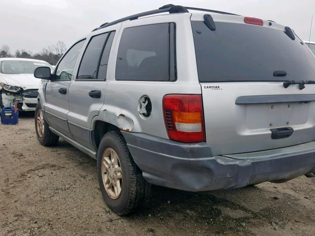 1J4GX48S74C255329 - 2004 JEEP GRAND CHER GRAY photo 3