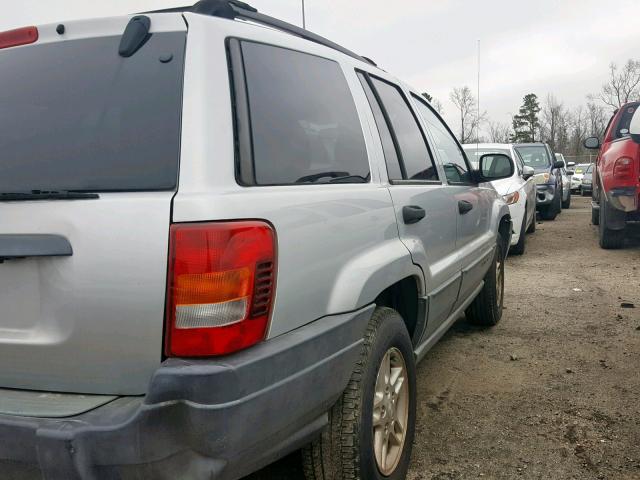 1J4GX48S74C255329 - 2004 JEEP GRAND CHER GRAY photo 4