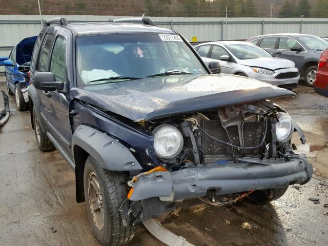 1J4GL38K75W723064 - 2005 JEEP LIBERTY RE BLUE photo 1