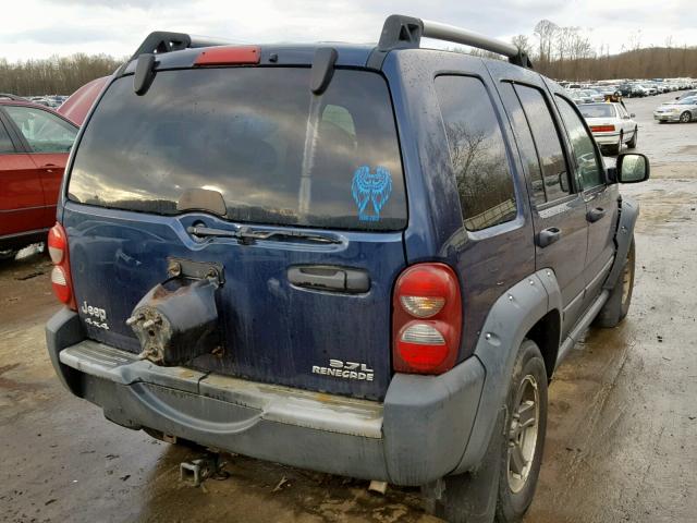 1J4GL38K75W723064 - 2005 JEEP LIBERTY RE BLUE photo 4