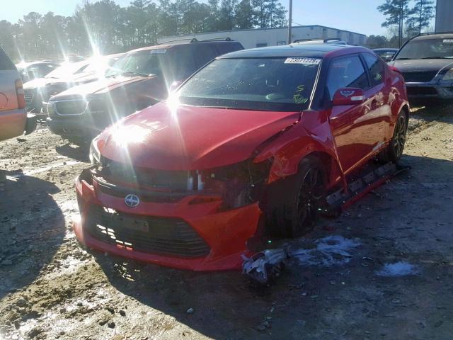 JTKJF5C70F3091747 - 2015 TOYOTA SCION TC წითელი ფოტო 2