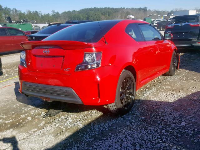 JTKJF5C70F3091747 - 2015 TOYOTA SCION TC წითელი ფოტო 4