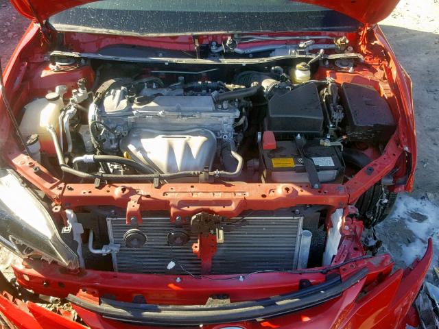 JTKJF5C70F3091747 - 2015 TOYOTA SCION TC წითელი ფოტო 7
