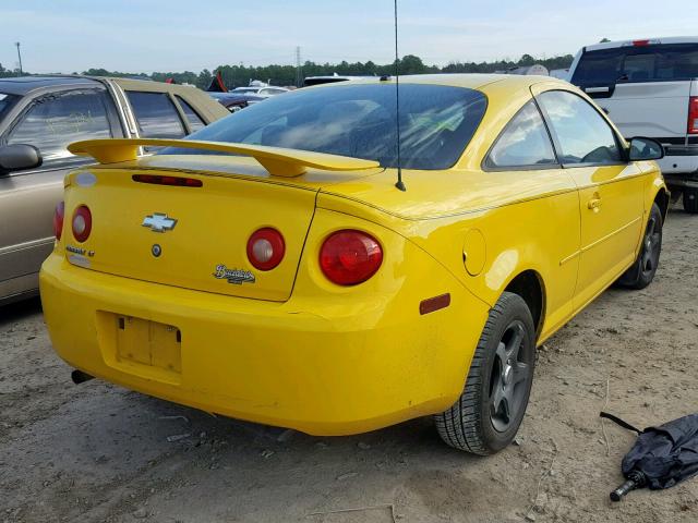 1G1AL15F277316055 - 2007 CHEVROLET COBALT LT YELLOW photo 4