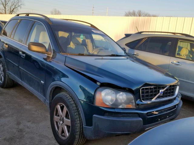 YV1CZ91HX41037319 - 2004 VOLVO XC90 T6 GREEN photo 1