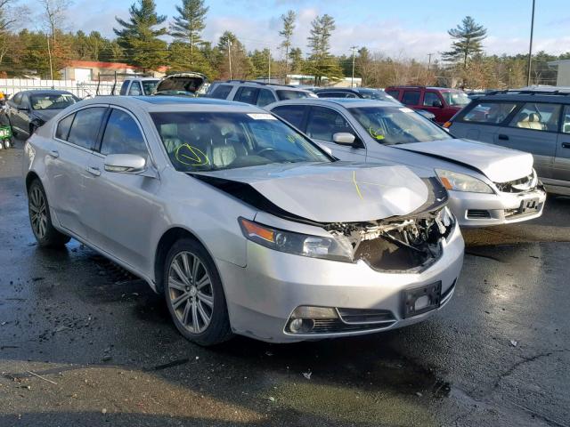 19UUA8F3XEA006342 - 2014 ACURA TL SE SILVER photo 1