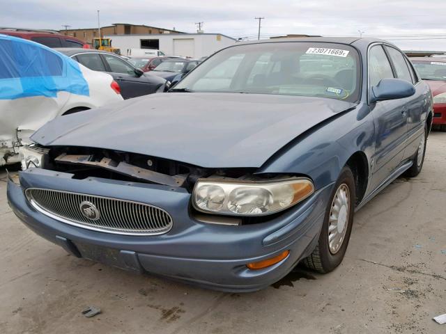 1G4HP54K324214625 - 2002 BUICK LESABRE CU BLUE photo 2