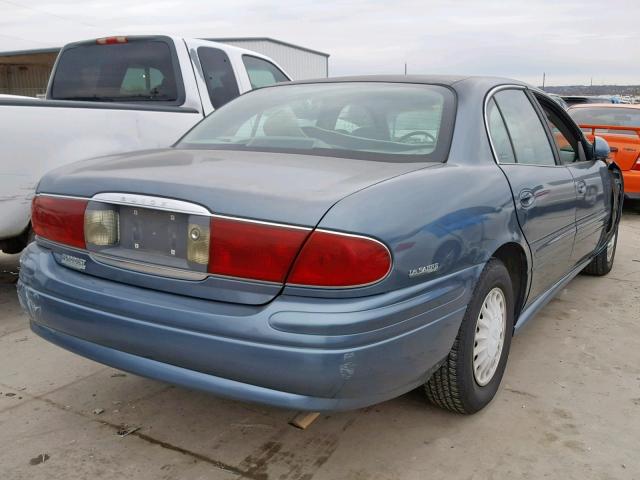 1G4HP54K324214625 - 2002 BUICK LESABRE CU BLUE photo 4