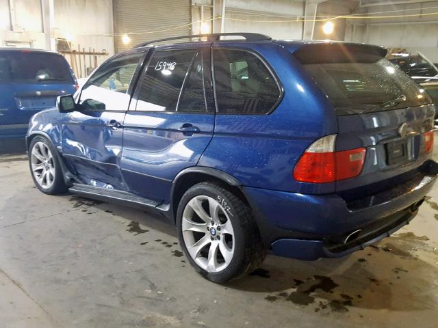 5UXFA93596LE83578 - 2006 BMW X5 4.8IS BLUE photo 3