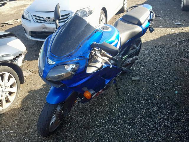 JKAZX4J108A073838 - 2008 KAWASAKI ZX600 J1 BLUE photo 2