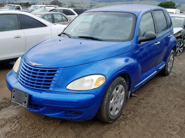 3C4FY48B54T349230 - 2004 CHRYSLER PT CRUISER BLUE photo 2