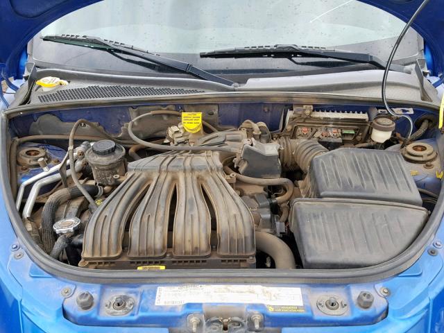 3C4FY48B54T349230 - 2004 CHRYSLER PT CRUISER BLUE photo 7
