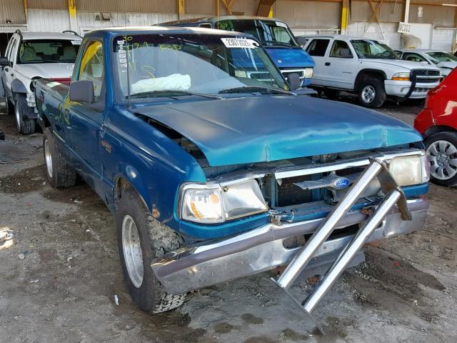 1FTCR10A6TPB23010 - 1996 FORD RANGER GREEN photo 1