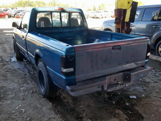 1FTCR10A6TPB23010 - 1996 FORD RANGER GREEN photo 3