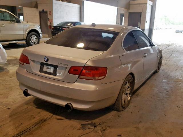 WBAWB73567P032423 - 2007 BMW 335 I SILVER photo 4