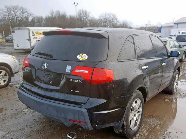 2HNYD28407H532343 - 2007 ACURA MDX TECHNO BLACK photo 4