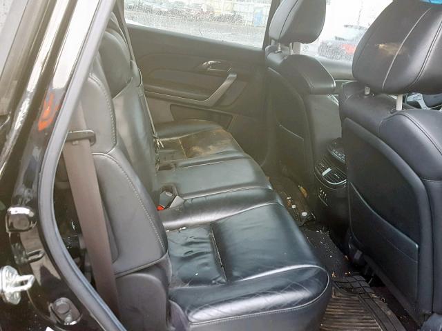 2HNYD28407H532343 - 2007 ACURA MDX TECHNO BLACK photo 6