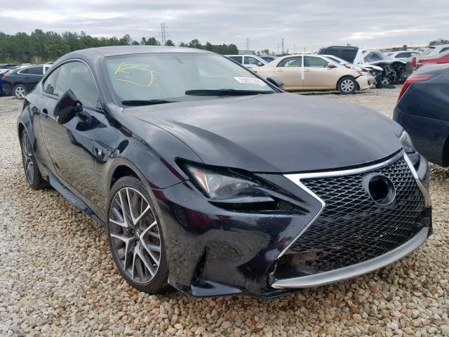 JTHHE5BC9H5017336 - 2017 LEXUS RC 350 BLACK photo 1