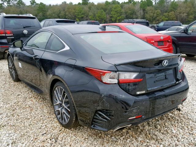 JTHHE5BC9H5017336 - 2017 LEXUS RC 350 BLACK photo 3