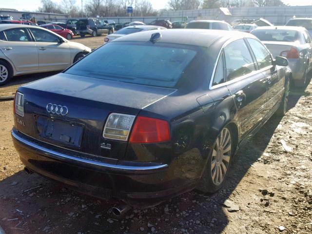 WAUML44E24N009018 - 2004 AUDI A8 L QUATT BLUE photo 4