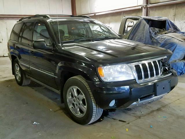 1J8GW68J74C402513 - 2004 JEEP GRAND CHER Қара фото 1