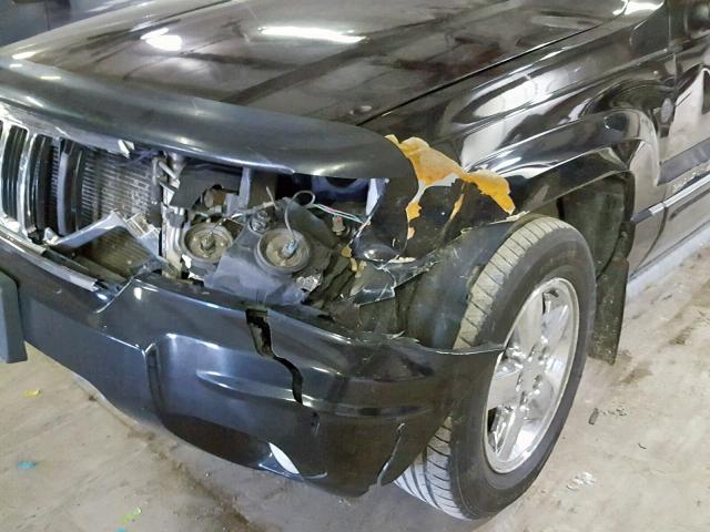 1J8GW68J74C402513 - 2004 JEEP GRAND CHER Қара фото 9