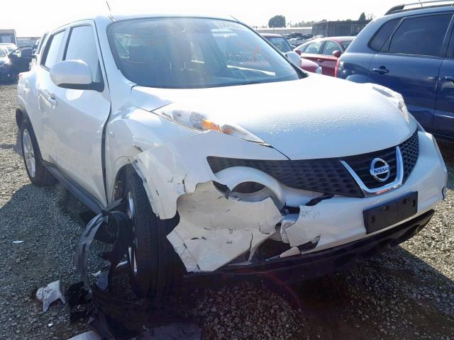 JN8AF5MR3ET362424 - 2014 NISSAN JUKE S WHITE photo 1