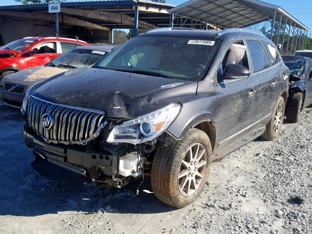 5GAKRBKD3EJ359940 - 2014 BUICK ENCLAVE GRAY photo 2