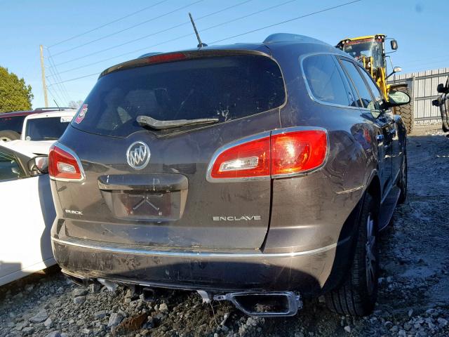 5GAKRBKD3EJ359940 - 2014 BUICK ENCLAVE GRAY photo 4