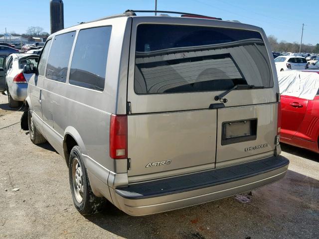 1GNDM19X73B150439 - 2003 CHEVROLET ASTRO GRAY photo 3