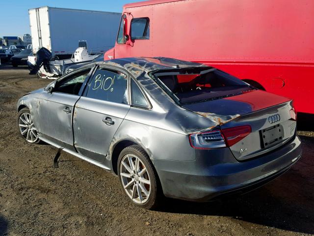 WAUEFAFL2EN034492 - 2014 AUDI A4 PREMIUM GRAY photo 3