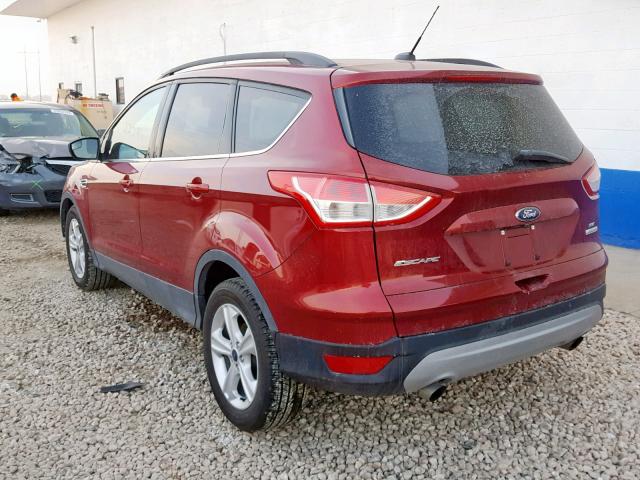 1FMCU0GX1FUC79413 - 2015 FORD ESCAPE SE RED photo 3