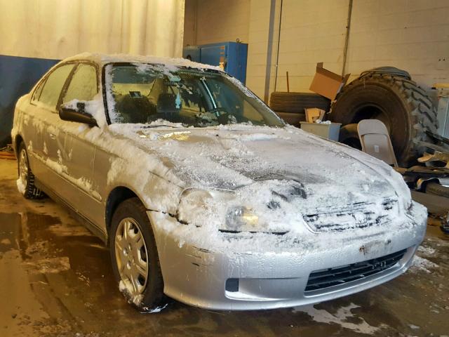 2HGEJ6613YH570458 - 2000 HONDA CIVIC BASE SILVER photo 1