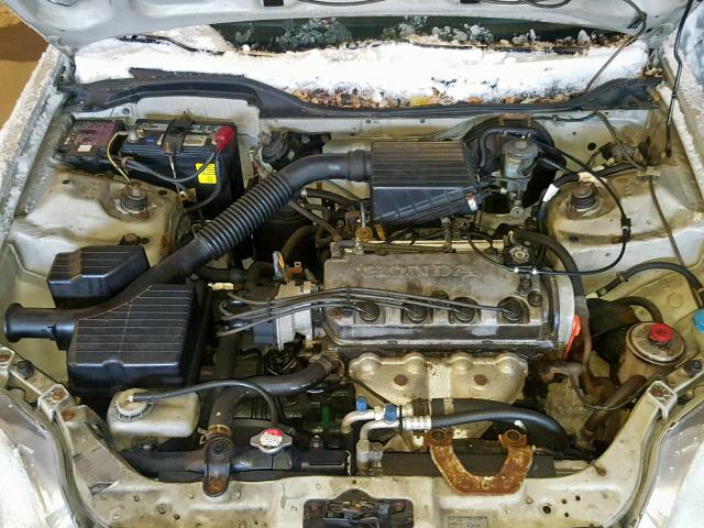 2HGEJ6613YH570458 - 2000 HONDA CIVIC BASE SILVER photo 7