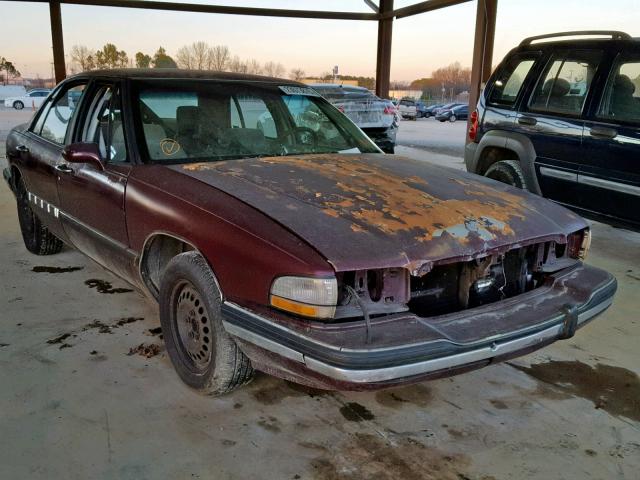 1G4HP53L1NH492723 - 1992 BUICK LESABRE CU MAROON photo 1