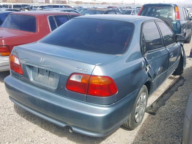 2HGEJ661XYH572854 - 2000 HONDA CIVIC BASE GREEN photo 4