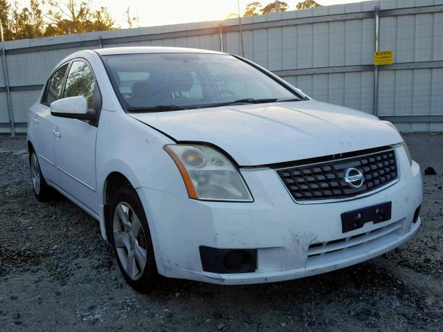 3N1AB61E37L711249 - 2007 NISSAN SENTRA 2.0 WHITE photo 1