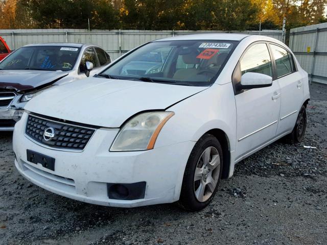 3N1AB61E37L711249 - 2007 NISSAN SENTRA 2.0 WHITE photo 2