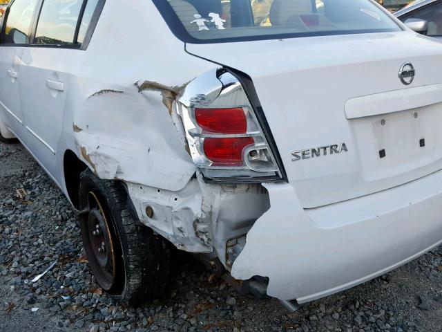 3N1AB61E37L711249 - 2007 NISSAN SENTRA 2.0 WHITE photo 9