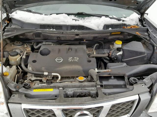 JN8BT08V76W210136 - 2006 NISSAN X-TRAIL XE GRAY photo 7