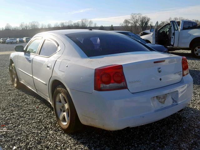 2B3CA3CV6AH309876 - 2010 DODGE CHARGER SX WHITE photo 3