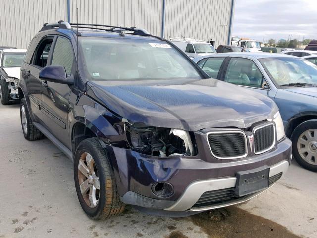 2CKDL73F466065363 - 2006 PONTIAC TORRENT PURPLE photo 1