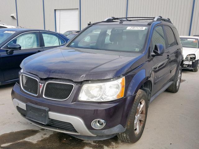 2CKDL73F466065363 - 2006 PONTIAC TORRENT PURPLE photo 2