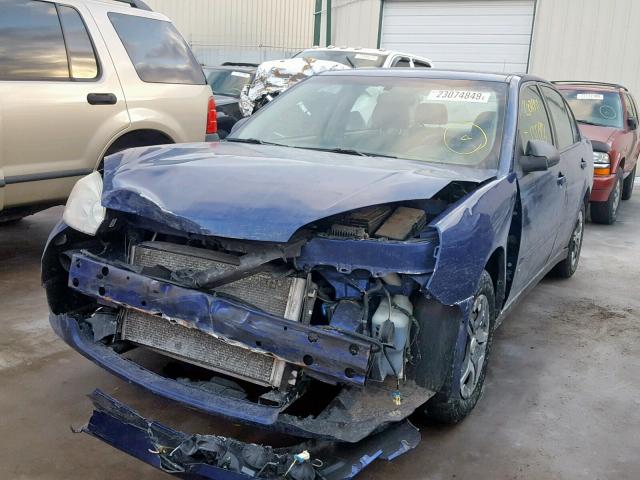 1G1ZS58F47F165735 - 2007 CHEVROLET MALIBU LS Mavi foto 2