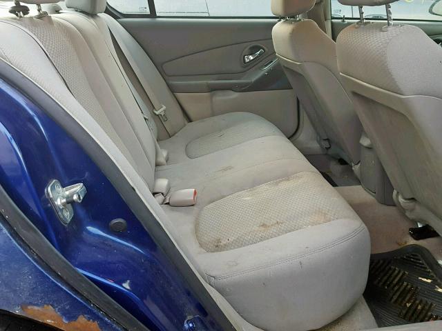 1G1ZS58F47F165735 - 2007 CHEVROLET MALIBU LS Mavi foto 6